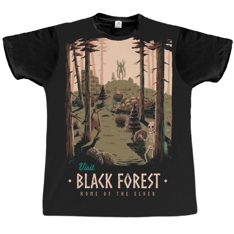 Black Forest Graphic T-shirt by SallyThompson | Artistshot