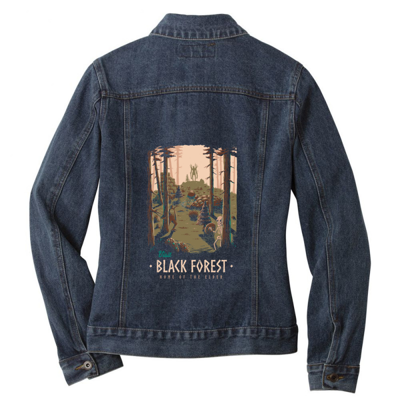 Black Forest Ladies Denim Jacket by SallyThompson | Artistshot