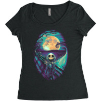 The Scream Before Christmas Women's Triblend Scoop T-shirt | Artistshot