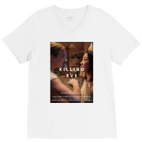 Killing Eve Tv Show Poster Aesthetic V-neck Tee | Artistshot