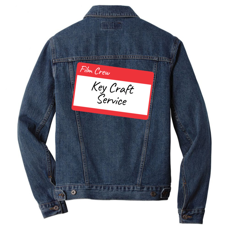 Film Crew Key Craft Service Classic Stars Travel Men Denim Jacket | Artistshot