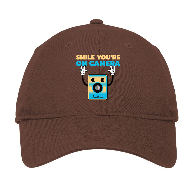 Smile Youre On Camera  Classic  Boy Hipster Adjustable Cap by dubatrazarkc | Artistshot