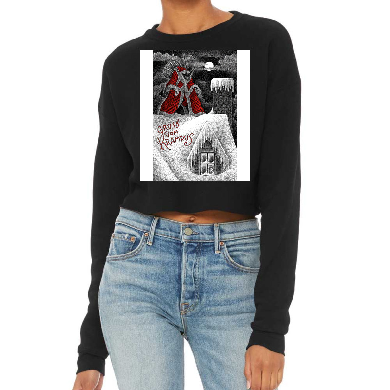 Out On The Rooftop Cropped Sweater by pixneragrajab | Artistshot