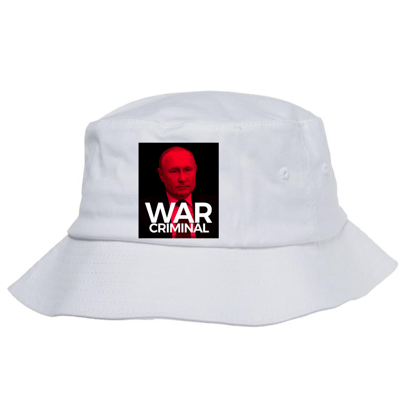 Putin Is A War Criminal Bucket Hat by megekarisav | Artistshot