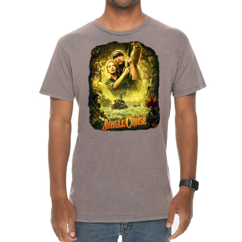 Jungle Cruise Aesthetic Poster Film   Trending Love Vintage T-shirt | Artistshot