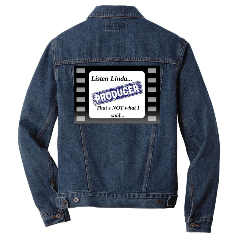 Listen Linda... Classic Cute Boy Men Denim Jacket | Artistshot