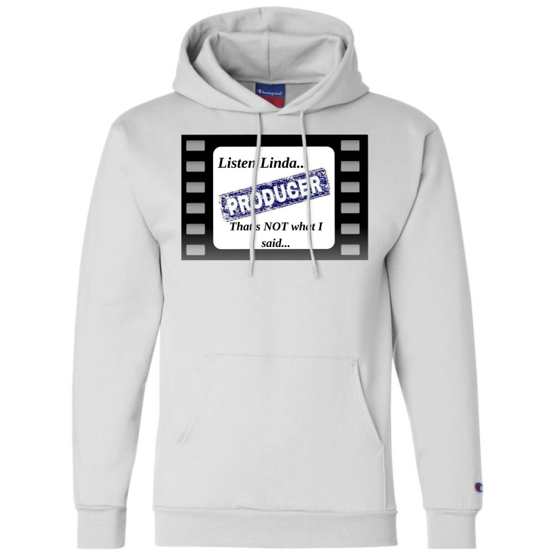 Listen Linda... Classic Cute Boy Champion Hoodie | Artistshot