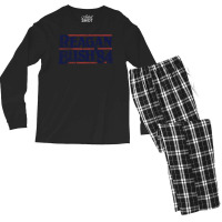 Reagan Bush 1984   Distressed And Faded Men's Long Sleeve Pajama Set | Artistshot