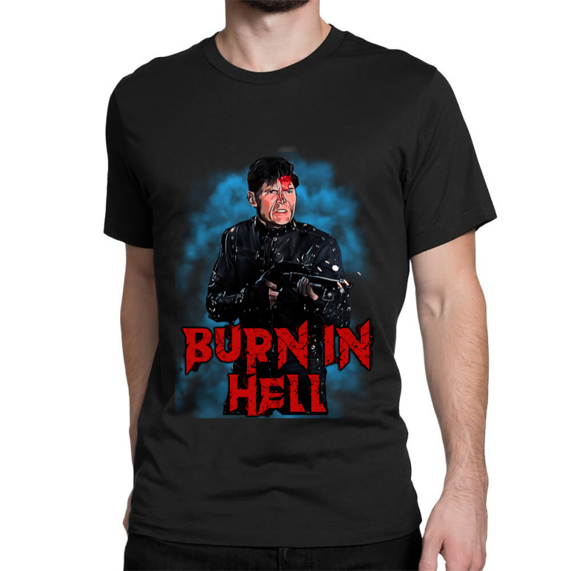 Burn In Hell 1 Classic T-shirt by SandraMarianela | Artistshot