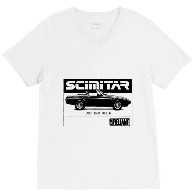 Reliant Scimitar Ss1   Advert V-Neck Tee by LarryArtist | Artistshot