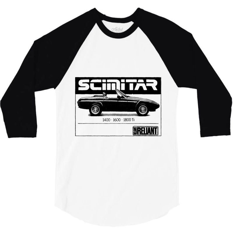 Reliant Scimitar Ss1   Advert 3/4 Sleeve Shirt by LarryArtist | Artistshot