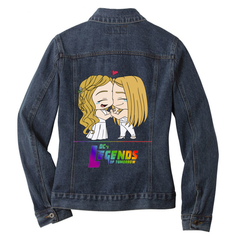 Cute Soulmate Ladies Denim Jacket by robertosupeno | Artistshot