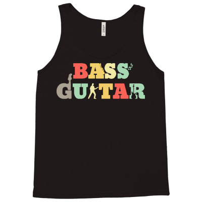 Bass Guitar T  Shirt Retro Bass Guitar Player Vintage Bassist T  Shirt Tank Top Designed By Katelynngusikowski506