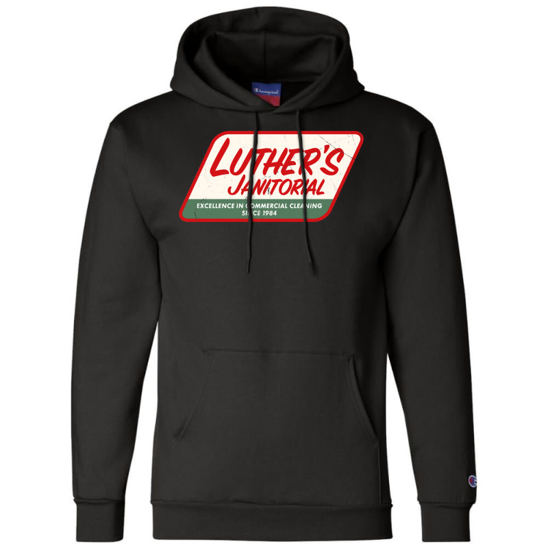 Luther’s Janitorial  Aesthetic Cool Champion Hoodie by leivysnghitu7 | Artistshot