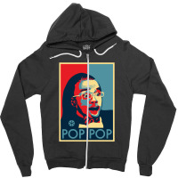 Pop Pop Zipper Hoodie | Artistshot