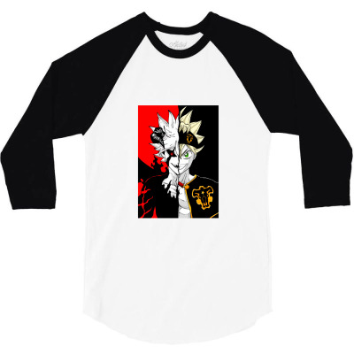 Asta   Black Clover 3/4 Sleeve Shirt Designed By Konaidun