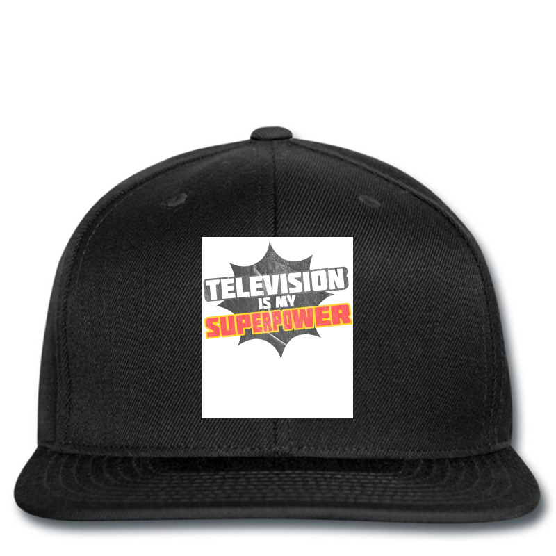 Television Is My Superpower Poster Nature Printed Hat | Artistshot