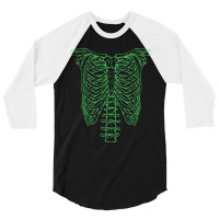 Limited Edition Green Skeleton Rib Cage - Spinal Tap 3/4 Sleeve Shirt | Artistshot