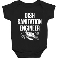 Dishwasher Sanitation Engineer Funny Dishwashing Gift Baby Bodysuit | Artistshot