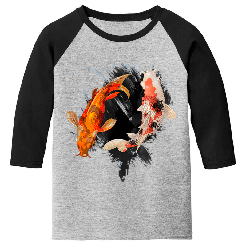 Trending Japanese Koi Fish I Koi Carp Pond Japan Tattoo Youth 3/4 Sleeve | Artistshot