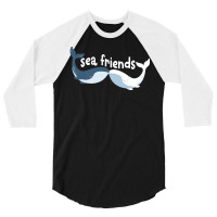 Sea Friends For Dark 3/4 Sleeve Shirt | Artistshot