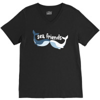 Sea Friends For Dark V-neck Tee | Artistshot