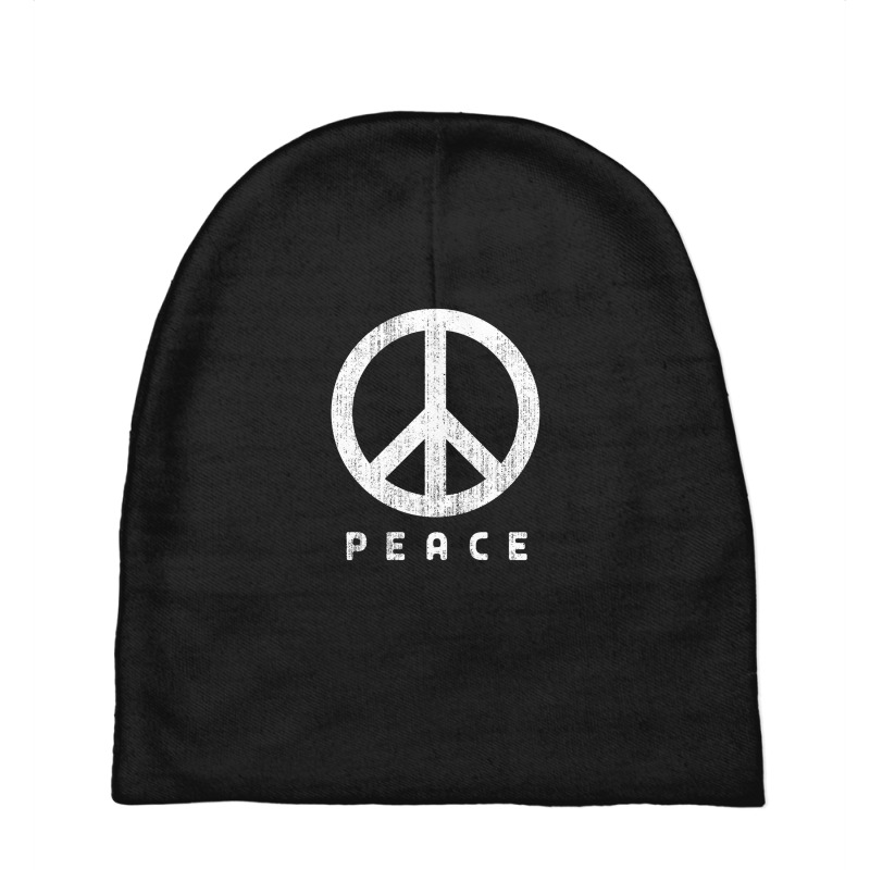 Peace Symbol Baby Beanies | Artistshot