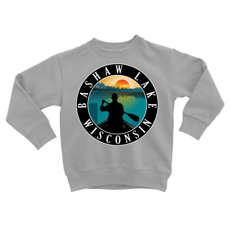 Bashaw Lake Lake Wisconsin T  Shirt Bashaw Lake Wisconsin Canoeing T Toddler Sweatshirt | Artistshot