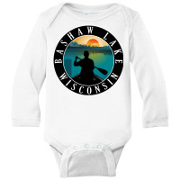 Bashaw Lake Lake Wisconsin T  Shirt Bashaw Lake Wisconsin Canoeing T Long Sleeve Baby Bodysuit | Artistshot