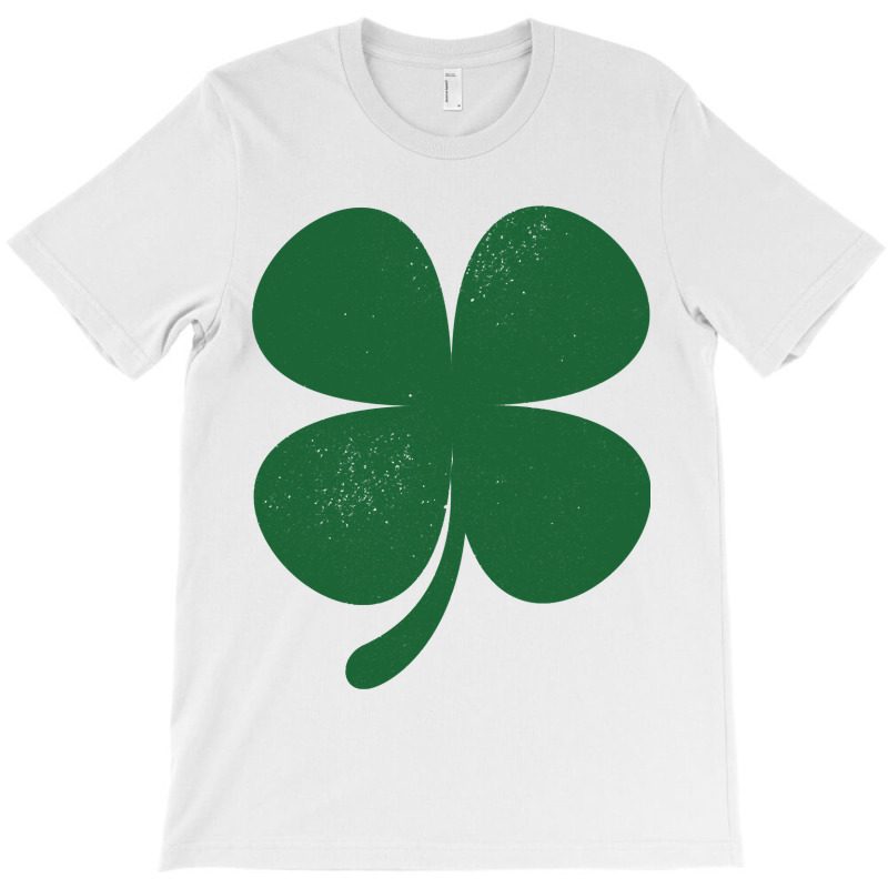 Distressed Green Four Leaf Clover Saint Patrick S Day Lover T-shirt | Artistshot