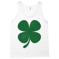 Distressed Green Four Leaf Clover Saint Patrick S Day Lover Tank Top | Artistshot