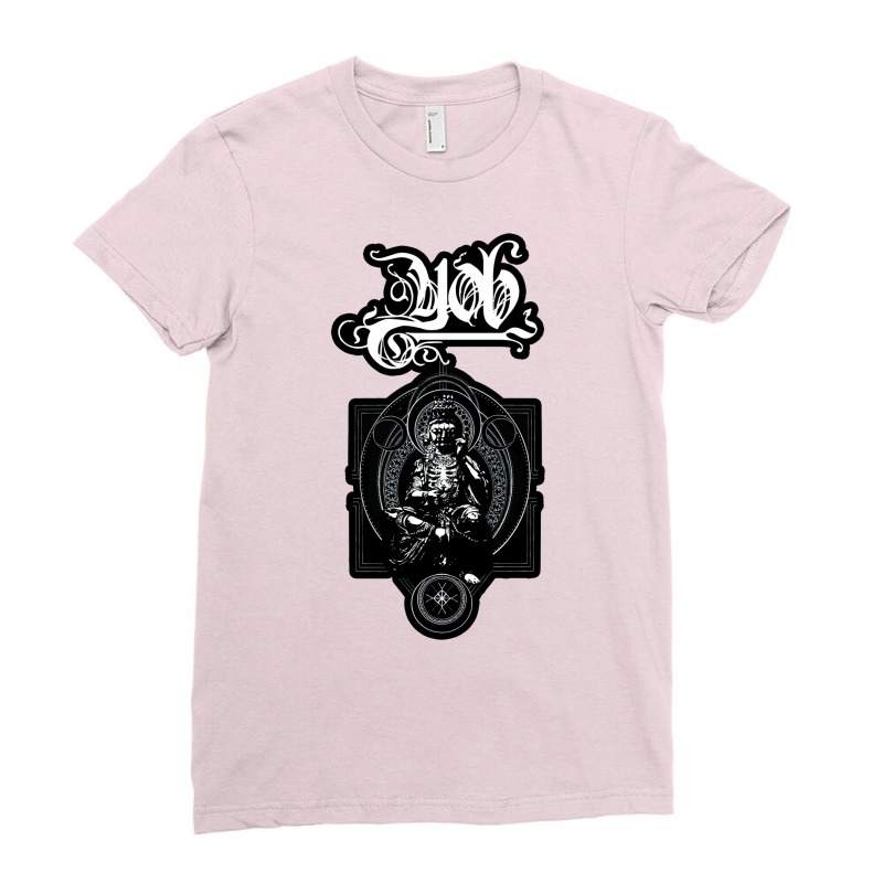 The Old Meditate Statue Ladies Fitted T-Shirt by qismetboalemw | Artistshot