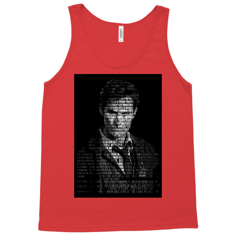 True Detective Typography Piece Poster Girl Tank Top by wusuaamorvinc | Artistshot