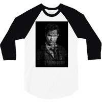 True Detective Typography Piece Poster Girl 3/4 Sleeve Shirt | Artistshot