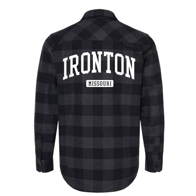 Ironton Missouri Mo Vintage Athletic Sports Design T Shirt Flannel Shirt by sheritl9tl | Artistshot