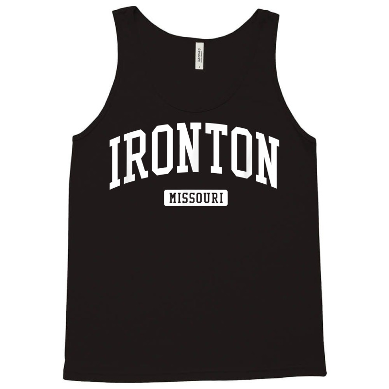 Ironton Missouri Mo Vintage Athletic Sports Design T Shirt Tank Top by sheritl9tl | Artistshot