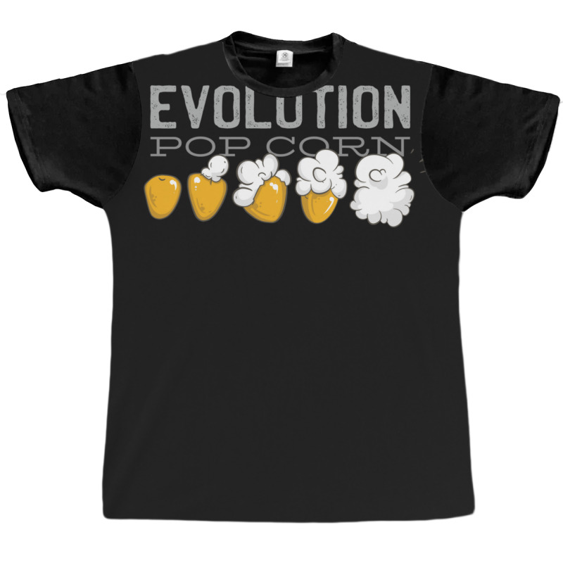 Pop Corn Evolution Graphic T-shirt | Artistshot