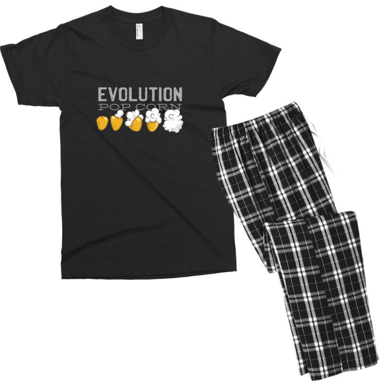 Pop Corn Evolution Men's T-shirt Pajama Set | Artistshot