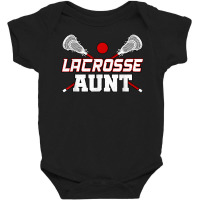 Lacrosse Aunt Shirts For Women Crossed Lacrosse Stick Ball T Shirt Baby Bodysuit | Artistshot