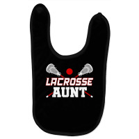 Lacrosse Aunt Shirts For Women Crossed Lacrosse Stick Ball T Shirt Baby Bibs | Artistshot