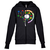 Autism Awareness T  Shirt Autism T  Shirt Autism Dandelion Flower Puzz Youth Zipper Hoodie | Artistshot