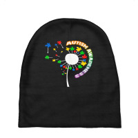 Autism Awareness T  Shirt Autism T  Shirt Autism Dandelion Flower Puzz Baby Beanies | Artistshot