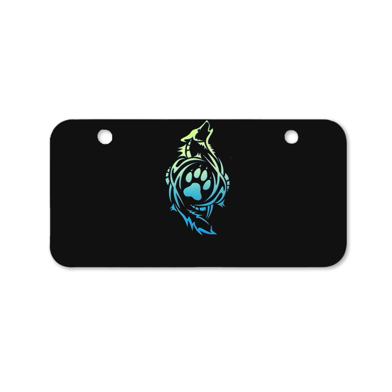 Tribal Wolf 31 Bicycle License Plate | Artistshot