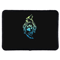 Tribal Wolf 31 Rectangle Patch | Artistshot