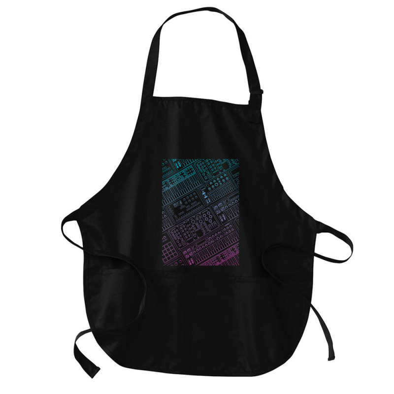 Synthesizer For Dj And Electronic Musician Classic Medium-length Apron | Artistshot