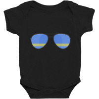 Trending Aruba Flag Sunglasses Baby Bodysuit | Artistshot