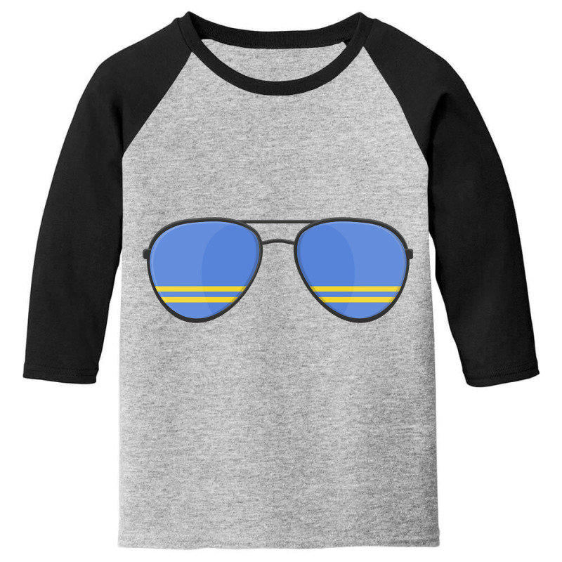 Trending Aruba Flag Sunglasses Youth 3/4 Sleeve | Artistshot