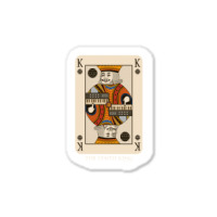 Synthesizer Funny King Poker Card For Electronic Musician Racerback Sticker | Artistshot