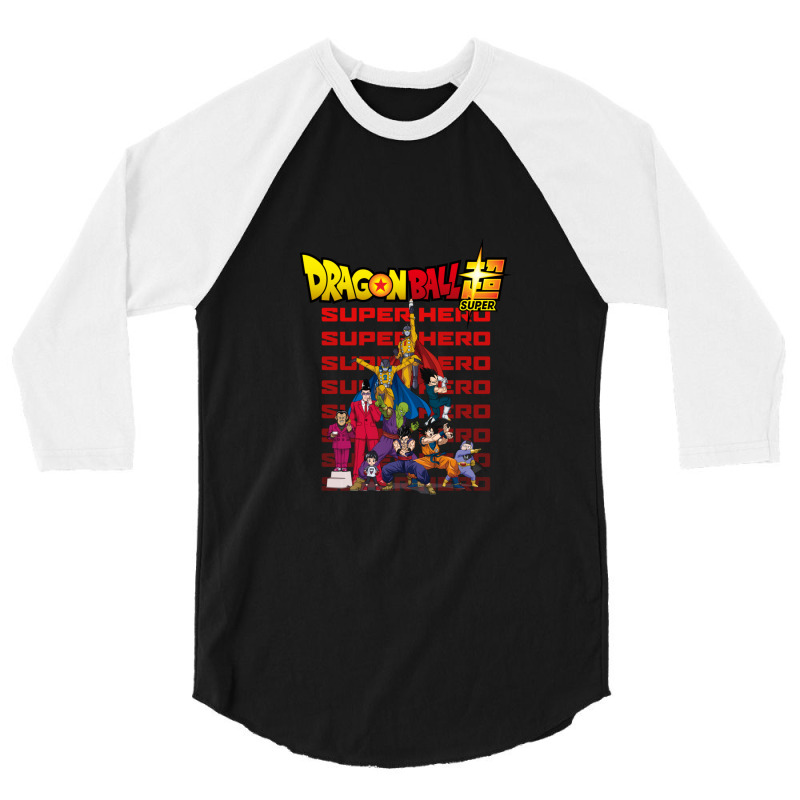 Dragonball Super Superhero Super Hero Goku Gohan 3/4 Sleeve Shirt by KenASoucie | Artistshot