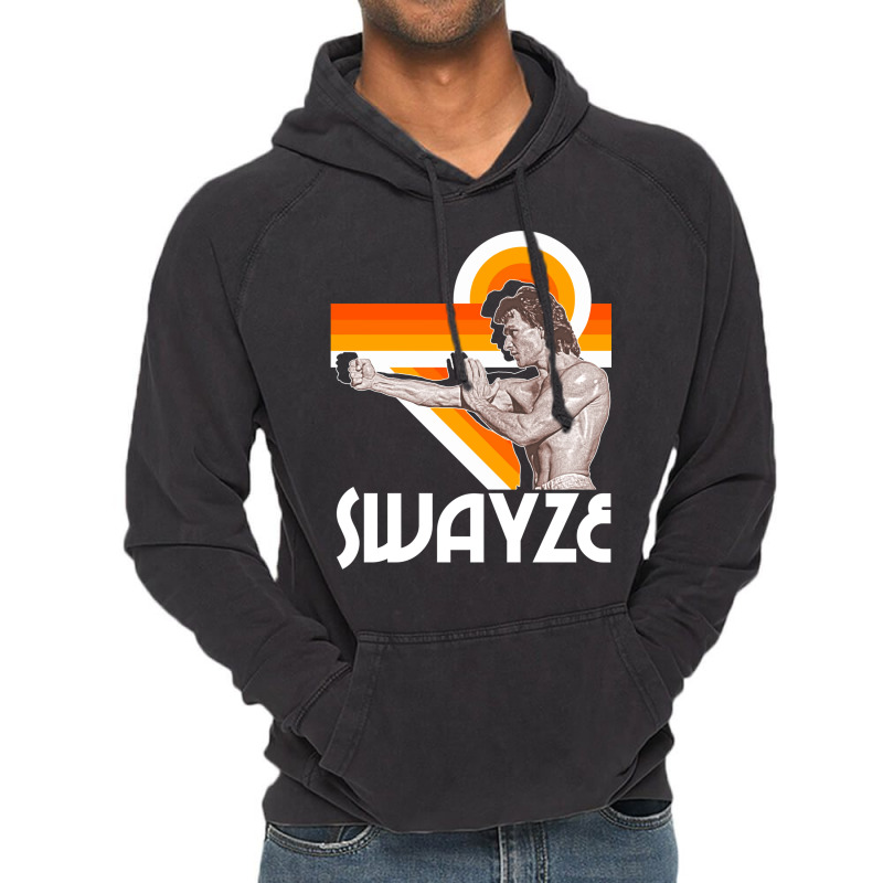 Patrick Swayze Shirtless Hot Bod Fanart Tribute Vintage Hoodie | Artistshot